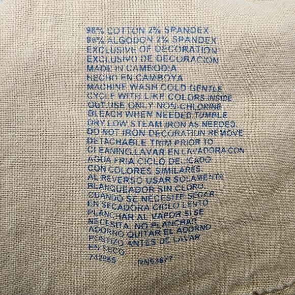 St Johns Bay Jeans Womens Size 16 Blue High Rise Capri Slim Leg Stretch Denim - Picture 6 of 11